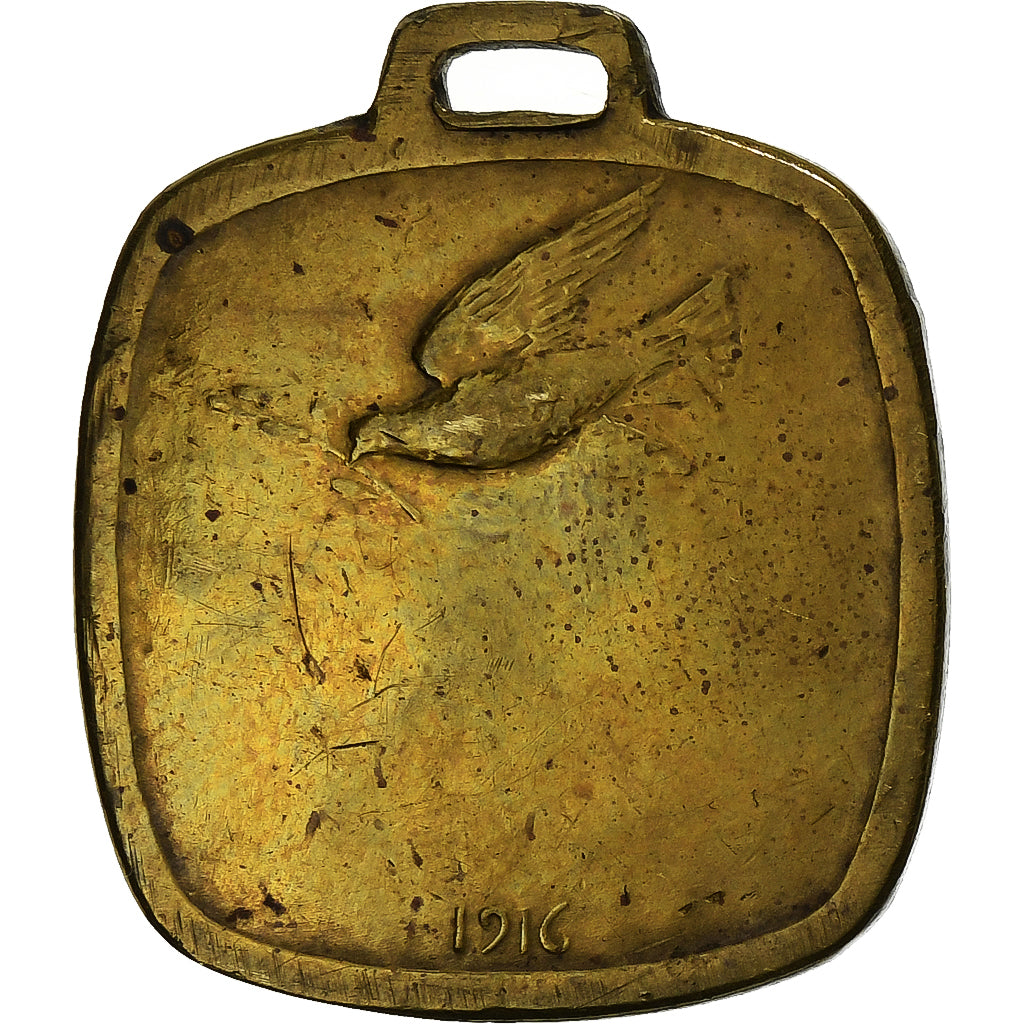 Frankreich, Medaille, Pour nos Prisonniers, 1916, Bronze, SS