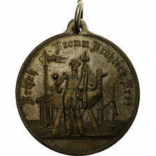 Allemagne, Médaille, Fahnenweihe des Turnvereins, Illzach, 1906, Bronze