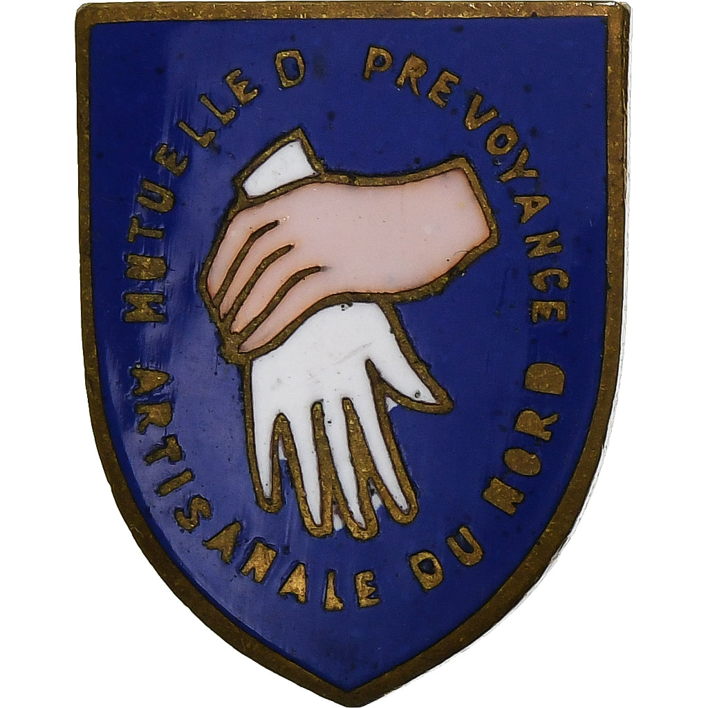 Francja, medal, Mutuelle de Prévoyance Artisanale du Nord, Mosiądz, AU(55-58)