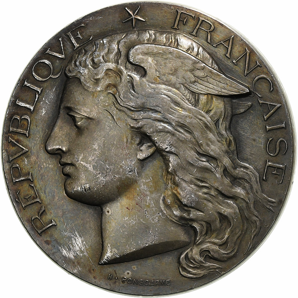 Frankreich, Medaille, Concours Régional Hippique de Niort, 1891, Silber