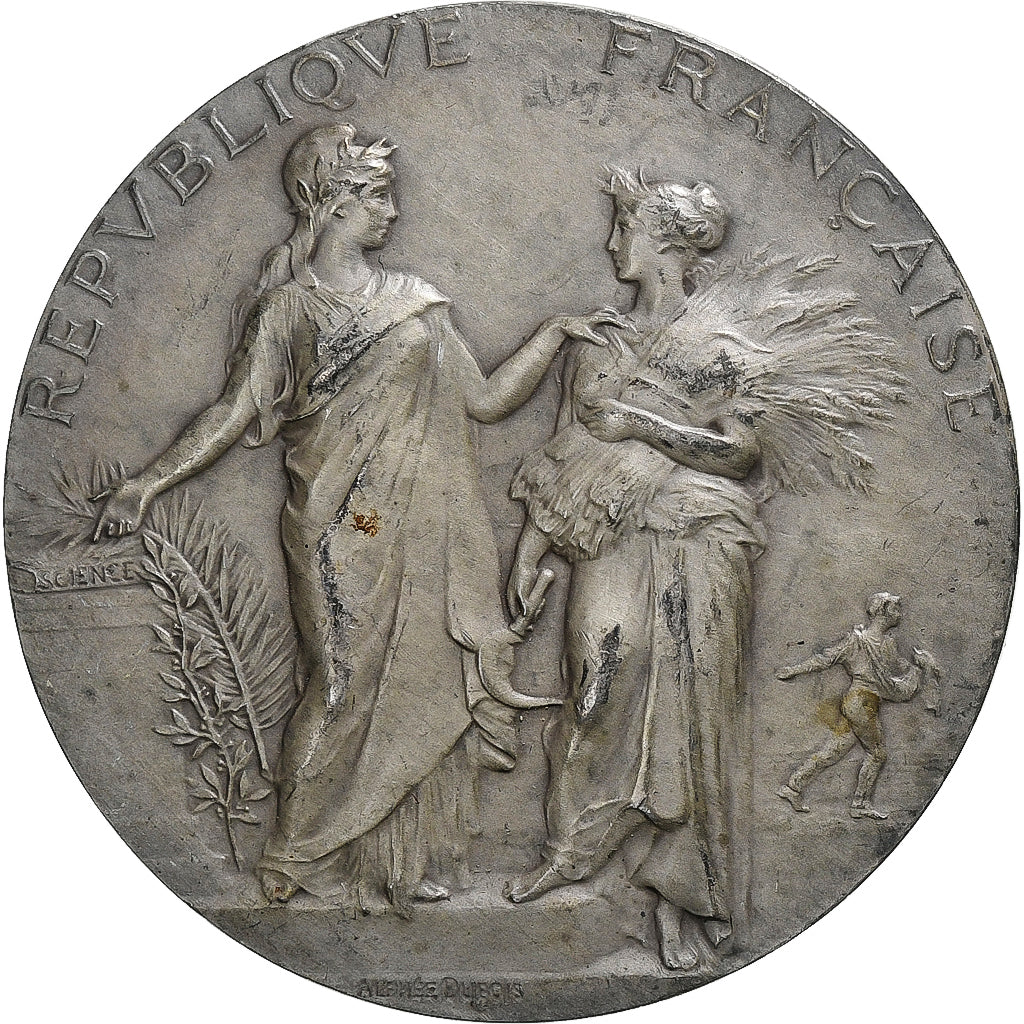 France, Medal, Concours Central Hippique de Paris, 1905, Silver, Alphée Dubois
