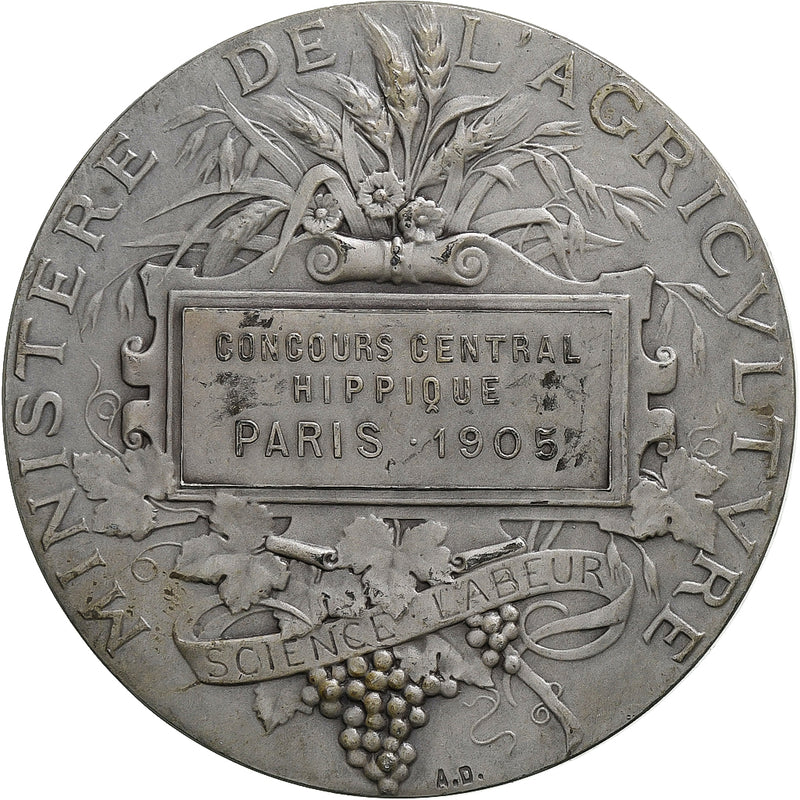 1157795] France, Medal, Concours Central Hippique de Paris, 1905
