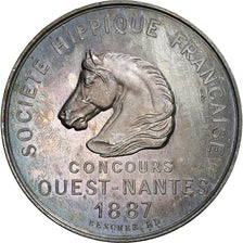 France, Medal, Société Hippique Française, Concours Ouest-Nantes, 1887