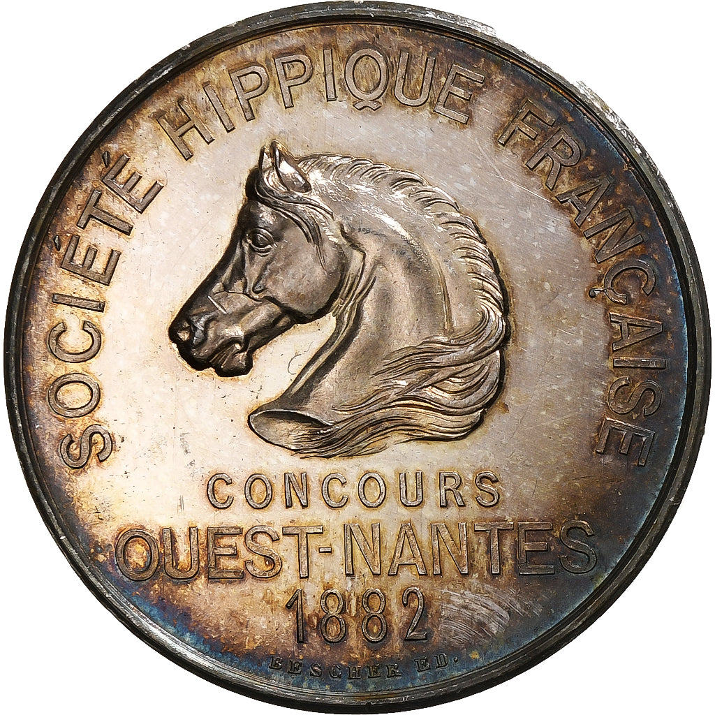 França, medalha, Société Hippique Française, Concours Ouest-Nantes, 1882