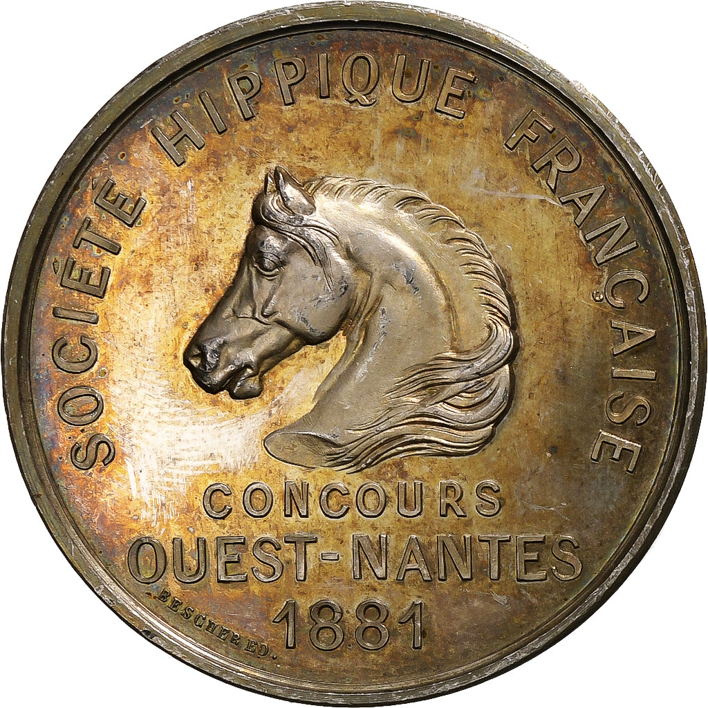 França, medalha, Société Hippique Française, Concours Ouest-Nantes, 1881