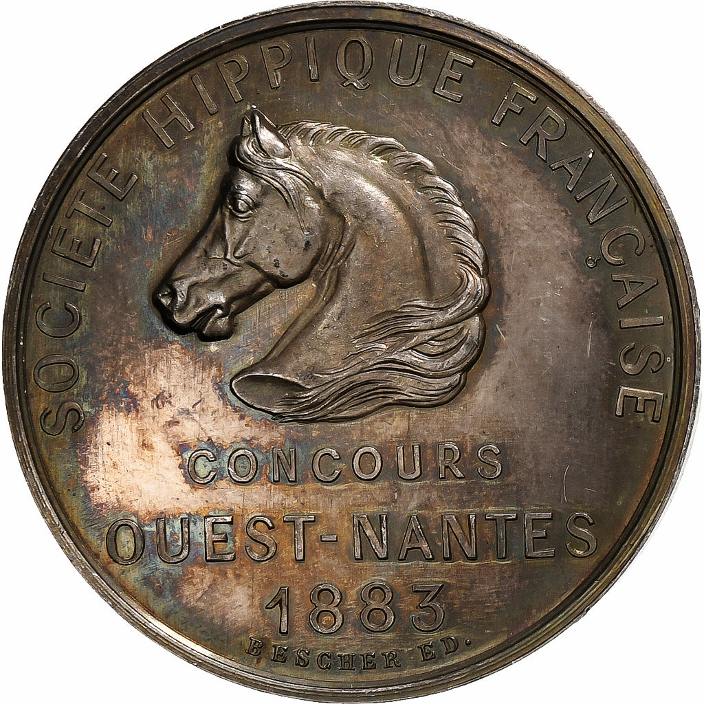 França, medalha, Société Hippique Française, Concours Ouest-Nantes, 1883