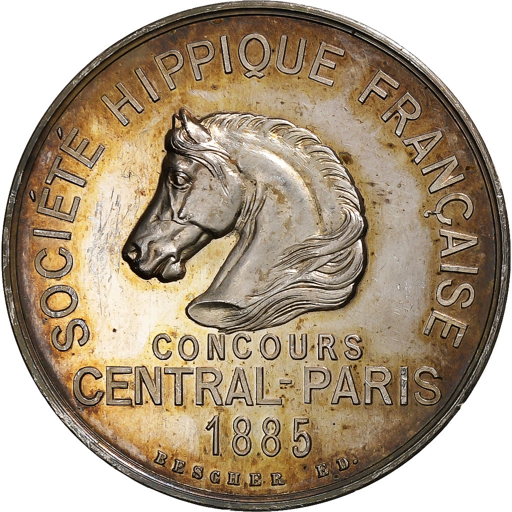 Frankrijk, Medaille, Société Hippique Française, Concours Ouest-Nantes, 1885