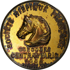 Francia, medaglia, Société Hippique Française, Concours Central-Paris, 1886