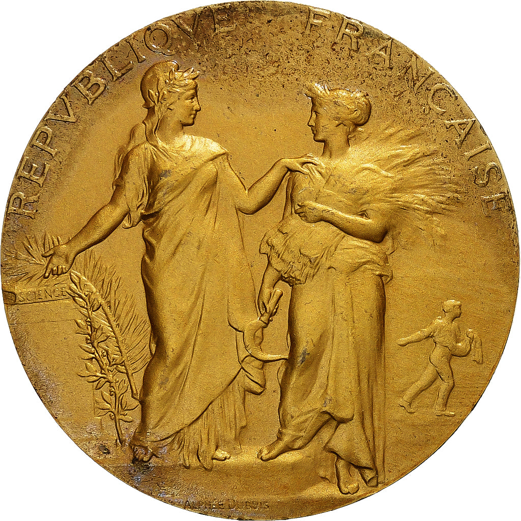 Francja, medal, Concours Central Hippique de Paris, 1928, Vermeil, Alphée