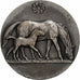 France, Medal, Concours Central Hippique de Paris, 1938, Silver, Bouchard