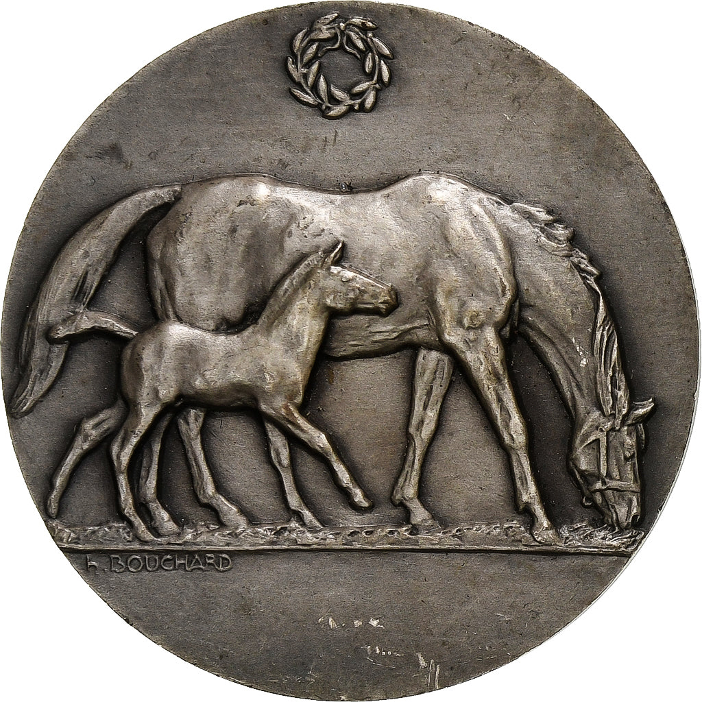 França, medalha, Concours Central Hippique de Paris, 1938, Prata, Bouchard