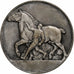 France, Medal, Concours Central Hippique de Paris, 1933, Silver, Bouchard