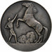 France, Medal, Concours Central Hippique de Paris, 1936, Silver, Bouchard