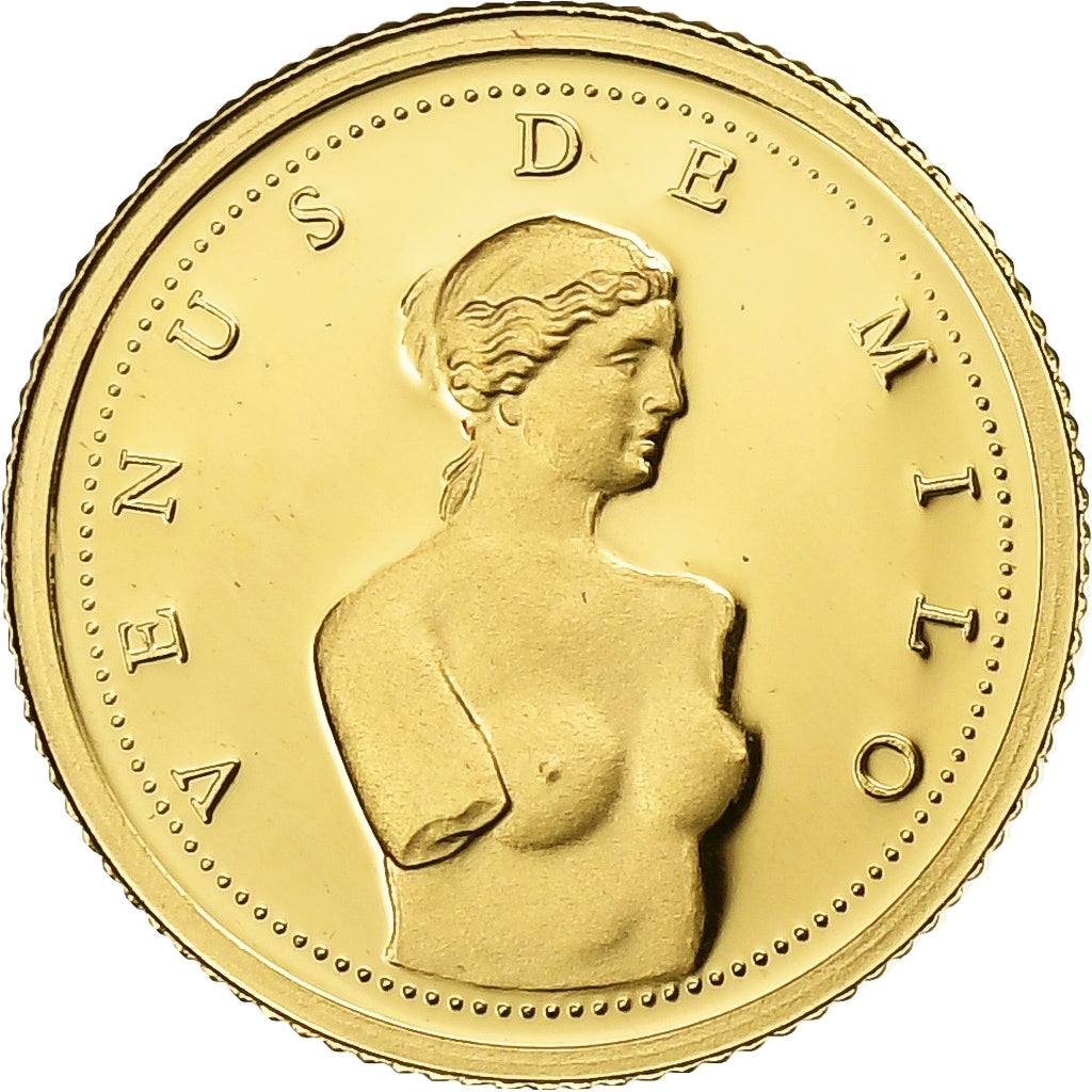 Andorra, 1 Diner, Vénus de Milo, 2008, Oro, FDC