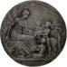 France, Medal, Offerte par Mr Declémy, Silvered bronze, Dubois, MS(63)