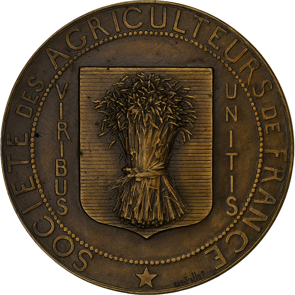 France, Médaille, Société des agriculteurs de France, Bronze, Pillet, SPL