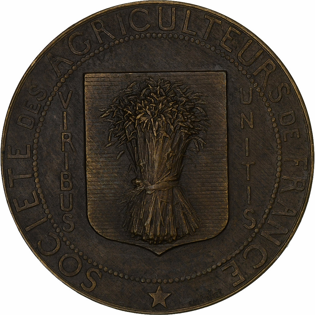 Francja, medal, Société des agriculteurs de France, Brązowy, Pillet