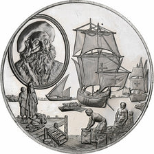 Germany, Medal, Les Grands Explorateurs, Vasco de Gama, Silver, AU(50-53)