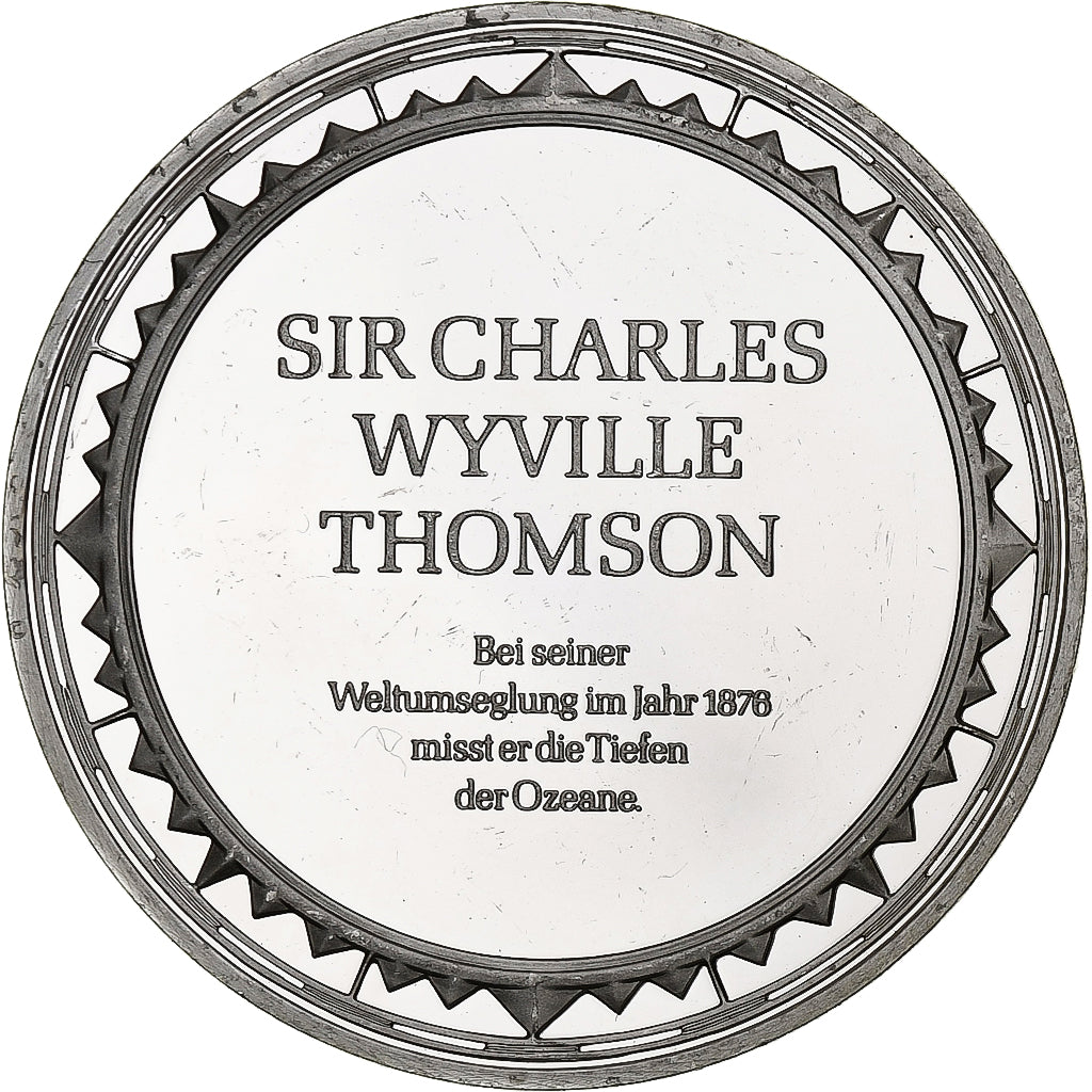 Germania, medaglia, Les Grands Explorateurs, Sir Charles Wyville Thomson