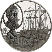 Germany, Medal, Les Grands Explorateurs, Roald Amundsen, Silver, AU(50-53)
