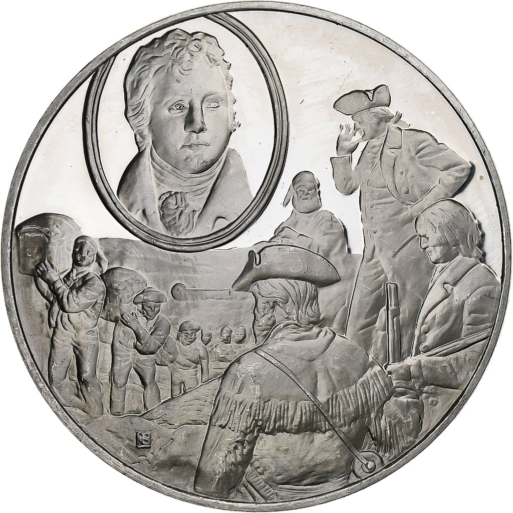 Germania, medaglia, Les Grands Explorateurs, Sir Alexander Mackenzie, Argento