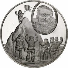 Germania, medaglia, Les Grands Explorateurs, Robert Edwin Peary, Argento, BB+