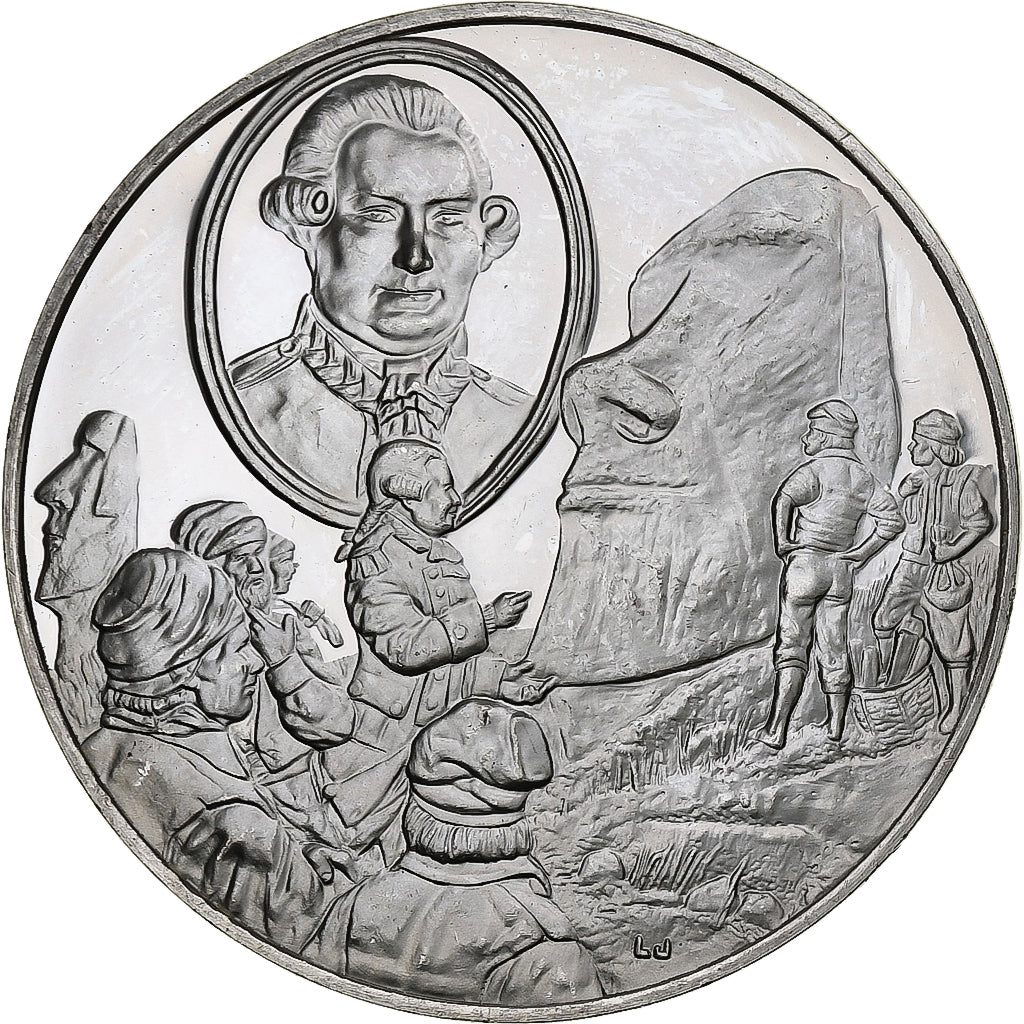 Germany, Medal, Les Grands Explorateurs, Jean-François de la Pérouse, Silver