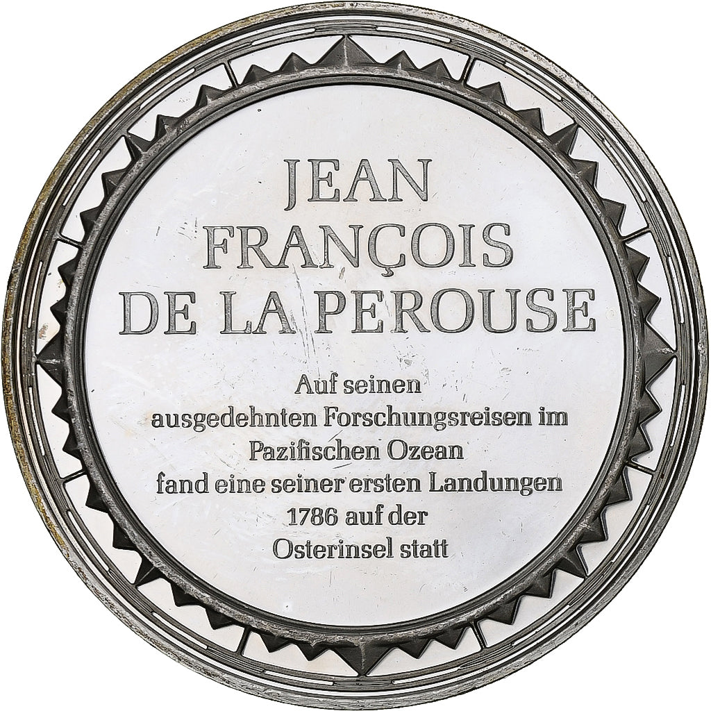 Germany, Medal, Les Grands Explorateurs, Jean-François de la Pérouse, Silver