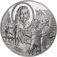 Niemcy, medal, Les Grands Explorateurs, Samuel de Champlain, Srebro, AU(50-53)