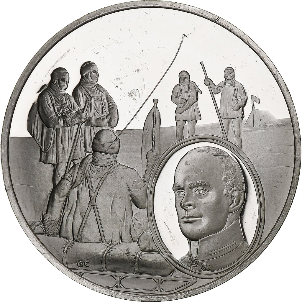 Germania, medaglia, Les Grands Explorateurs, Robert Falcon Scott, Argento, BB+