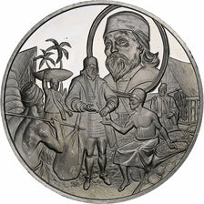 Allemagne, Médaille, Les Grands Explorateurs, Ludovico di Varthema, Argent