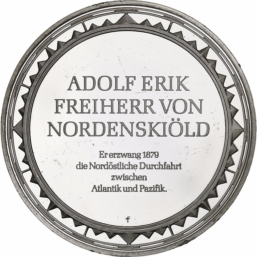 Germany, Medal, Les Grands Explorateurs, Adolf Freiherr von Nordenskiöld