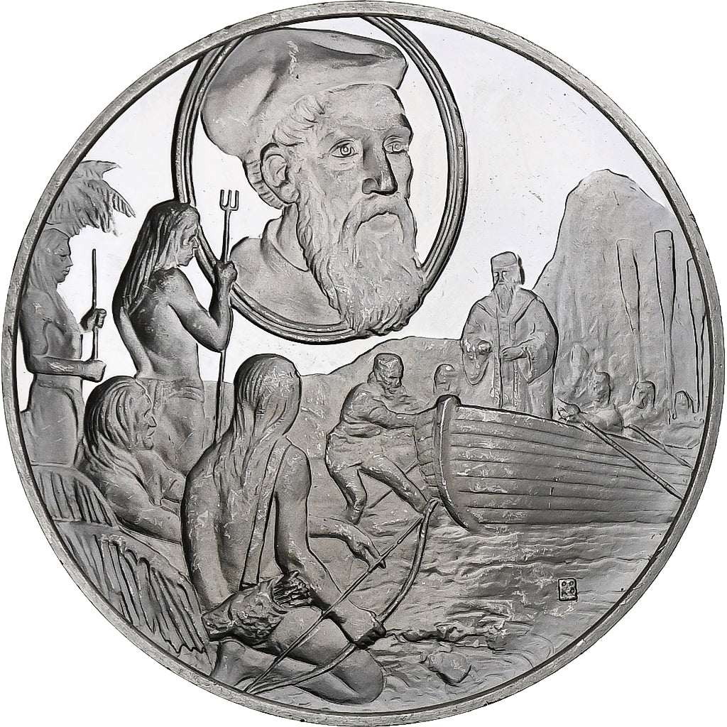 Germania, medaglia, Les Grands Explorateurs, Amerigo Vespucci, Argento, BB+