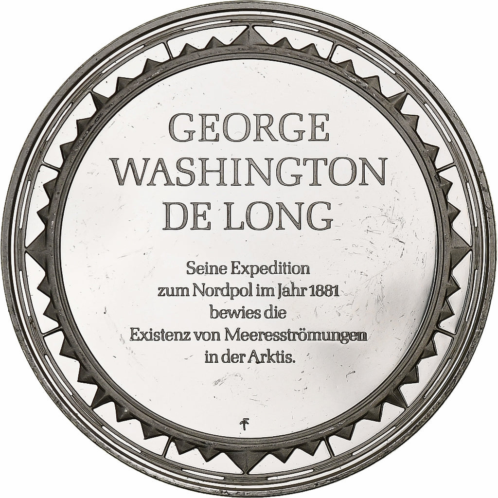 Deutschland, Medaille, Les Grands Explorateurs, George Washington de Long