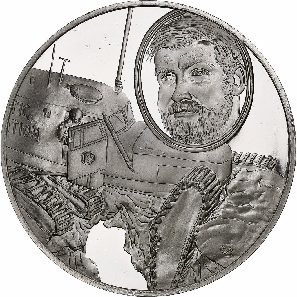 Germany, Medal, Les Grands Explorateurs, Sir Vivian Fuchs, Silver, AU(50-53)