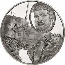 Germany, Medal, Les Grands Explorateurs, Sir Vivian Fuchs, Silver, AU(50-53)