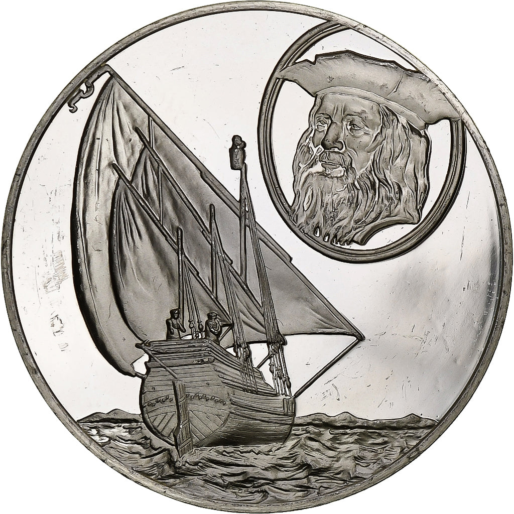 Germania, medaglia, Les Grands Explorateurs, Bartholomeu Dias, Argento, BB+