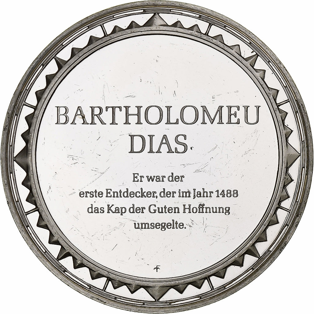 Germania, medaglia, Les Grands Explorateurs, Bartholomeu Dias, Argento, BB+