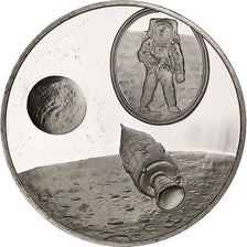 Germany, Medal, Les Grands Explorateurs, Neil Armstrong, Silver, AU(50-53)