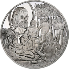 Germany, Medal, Les Grands Explorateurs, Alvar Nunez Cabeza de Vaga, Silver