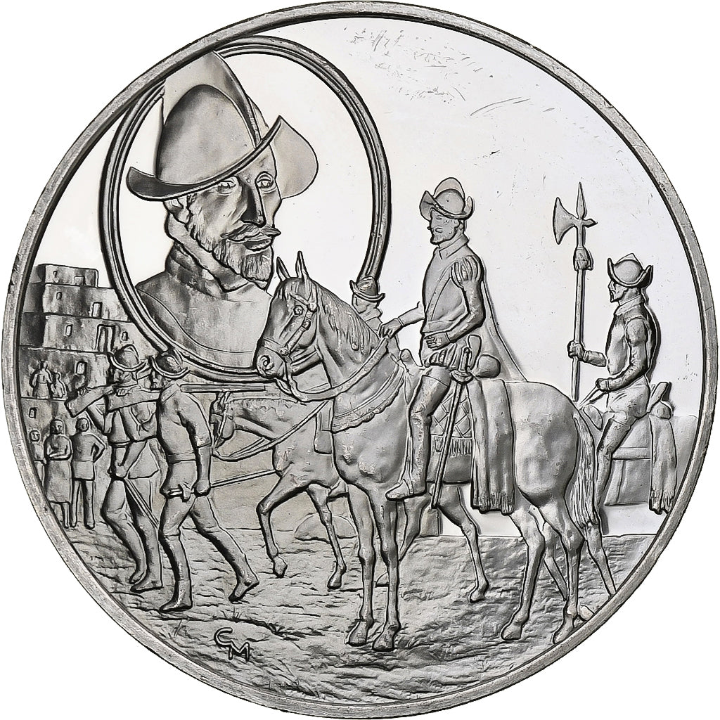Allemagne, Médaille, Les Grands Explorateurs, francisco Vasquez de Coronado