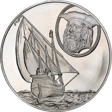 Germany, Medal, Les Grands Explorateurs, Bartholomeu Dias, Silver, AU(50-53)
