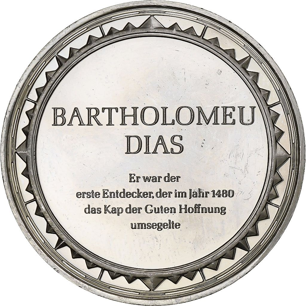 Germany, Medal, Les Grands Explorateurs, Bartholomeu Dias, Silver, AU(50-53)
