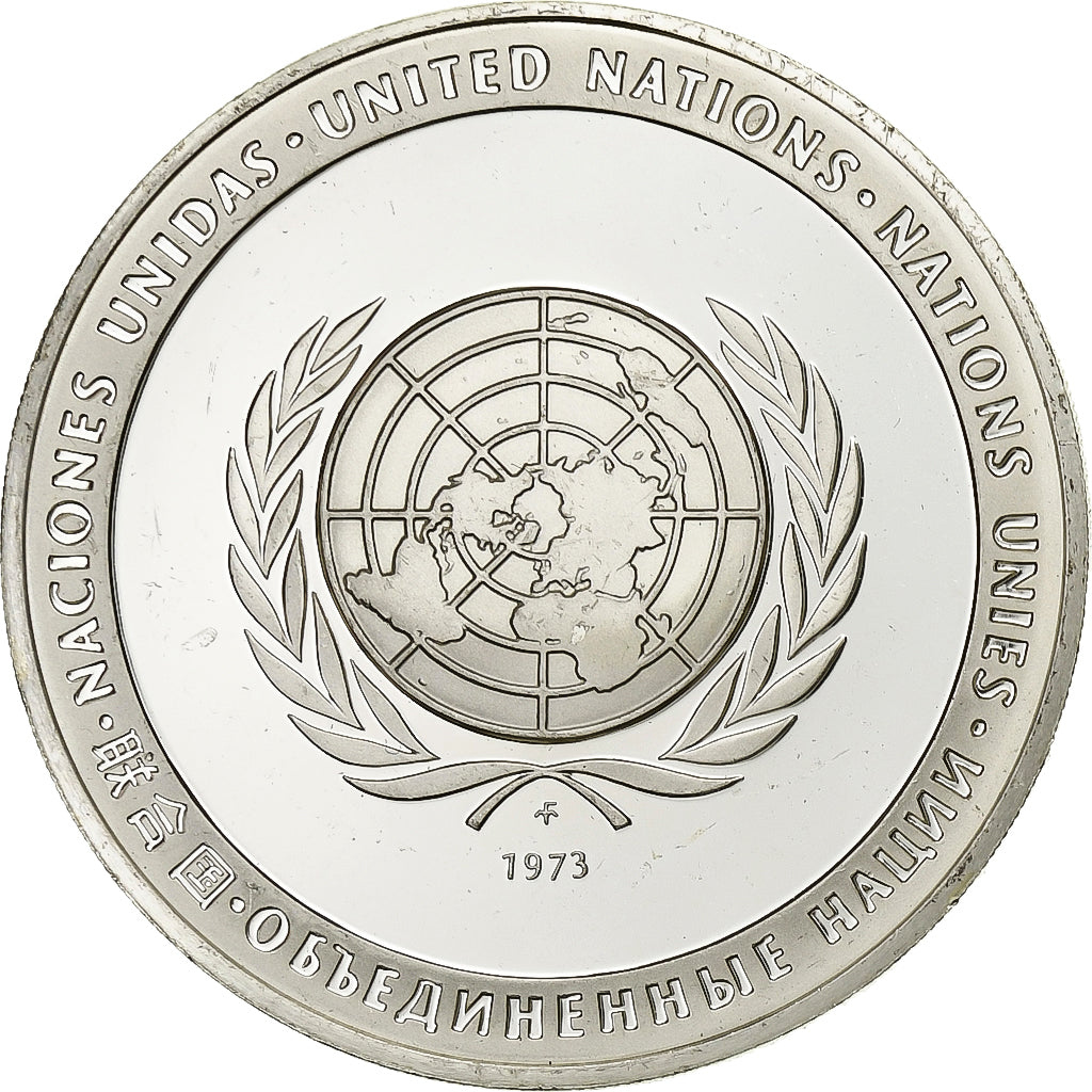 France, Medal, Nations Unies, Namibia, 1973, Silver, AU(50-53)