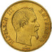 Francia, Napoleon III, 100 Francs, 1855, Paris, Oro, BB, Gadoury:1135, KM:786.1