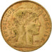 Francja, 10 Francs, Marianne, 1907, Paris, Złoto, AU(50-53), Gadoury:1017