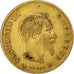 França, Napoleon III, 10 Francs, 1857, Paris, Dourado, VF(20-25), Gadoury:1014