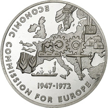 France, Medal, Nations Unies, Economic Commission for Europe, 1972, Silver