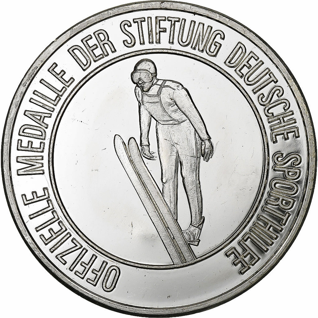 Germany, Medal, Olympische Spiele, Stiftung Deutsche Sporthilfe, 1984, Silver