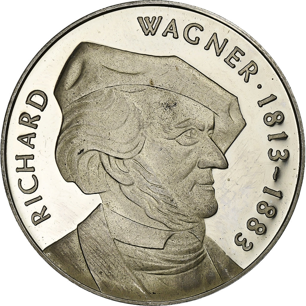 Germany, Medal, Musique, Richard Wagner, 1976, Silver, AU(50-53)